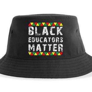 Funny Black Educators Matter Sustainable Bucket Hat