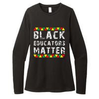 Funny Black Educators Matter Womens CVC Long Sleeve Shirt