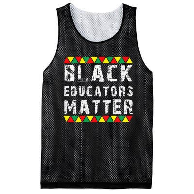 Funny Black Educators Matter Mesh Reversible Basketball Jersey Tank