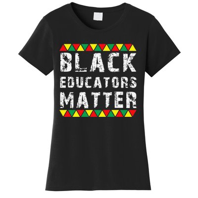 Funny Black Educators Matter Women's T-Shirt