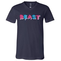 Frosted Beast V-Neck T-Shirt