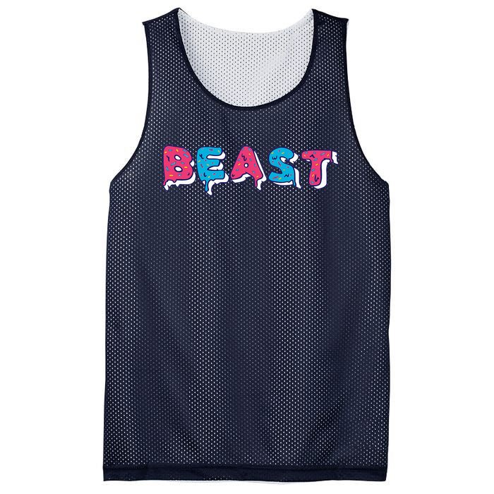 Frosted Beast Mesh Reversible Basketball Jersey Tank