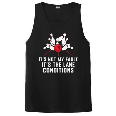 Funny Bowling For Men Women Bowler Team Bowling Lane Spare PosiCharge Competitor Tank