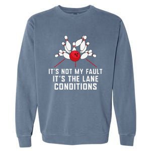 Funny Bowling For Men Women Bowler Team Bowling Lane Spare Garment-Dyed Sweatshirt