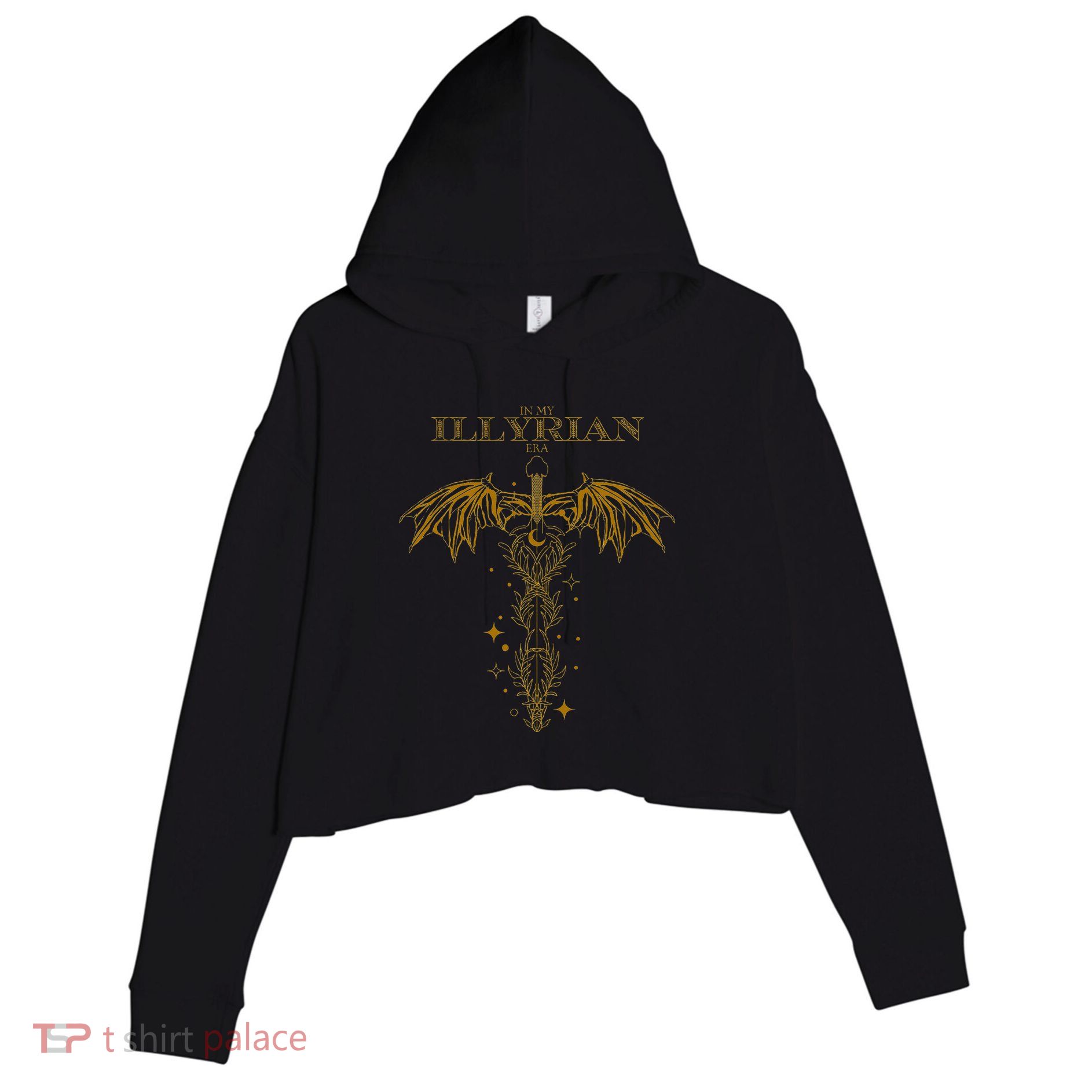 Fantasy Book Fan Perfect Gift For Readers Crop Fleece Hoodie