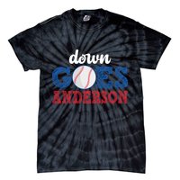 Funny Baseball Fight Down Goes Anderson Tie-Dye T-Shirt