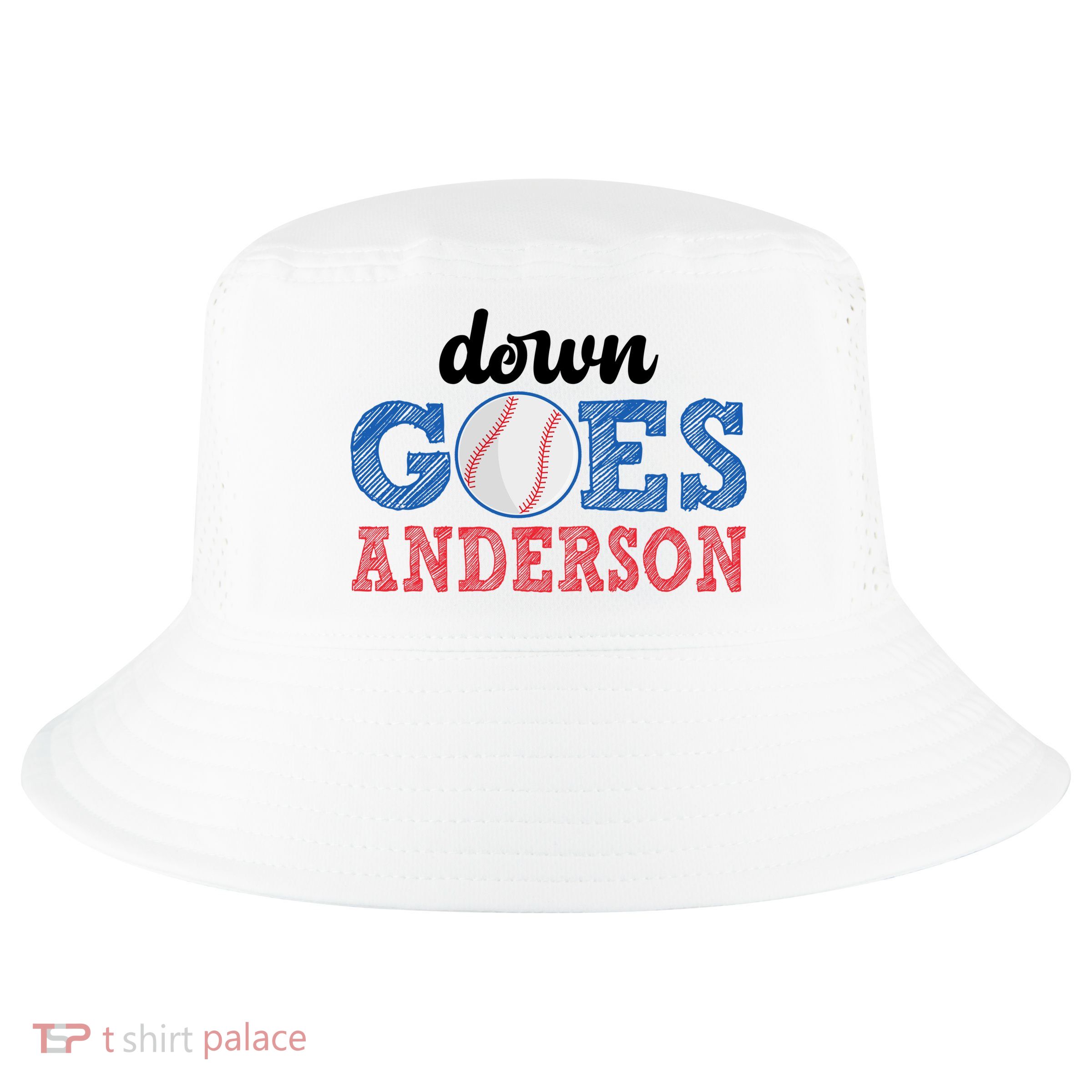 Funny Baseball Fight Down Goes Anderson Cool Comfort Performance Bucket Hat