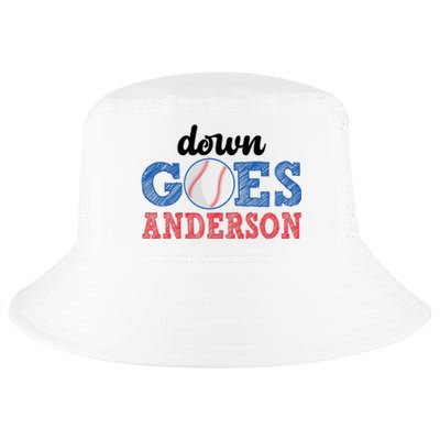 Funny Baseball Fight Down Goes Anderson Cool Comfort Performance Bucket Hat