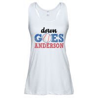 Funny Baseball Fight Down Goes Anderson Ladies Essential Flowy Tank