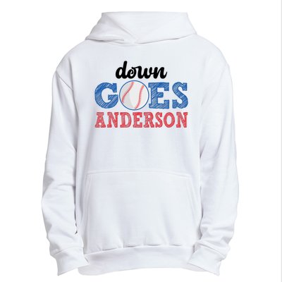 Funny Baseball Fight Down Goes Anderson Urban Pullover Hoodie