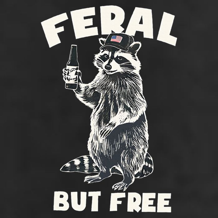 Feral But Free Funny Raccoon Tumbler