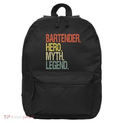 Funny Bartender 16 in Basic Backpack
