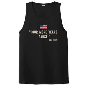 Funny Biden Four More Years Pause Joe Biden PosiCharge Competitor Tank