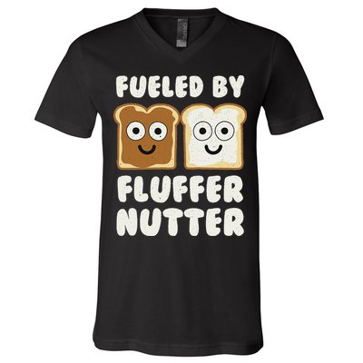 Fueled By Fluffernutter Fluffernutter V-Neck T-Shirt