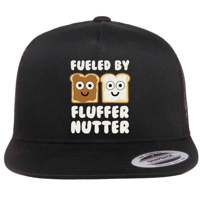 Fueled By Fluffernutter Fluffernutter Flat Bill Trucker Hat