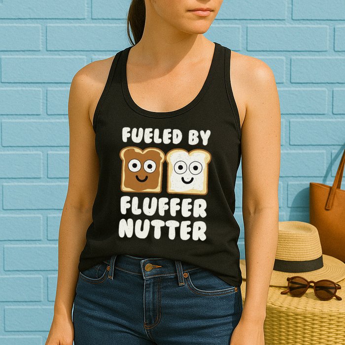 Fueled By Fluffernutter Fluffernutter Womens Tank Top