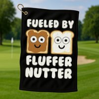 Fueled By Fluffernutter Fluffernutter Golf Towel