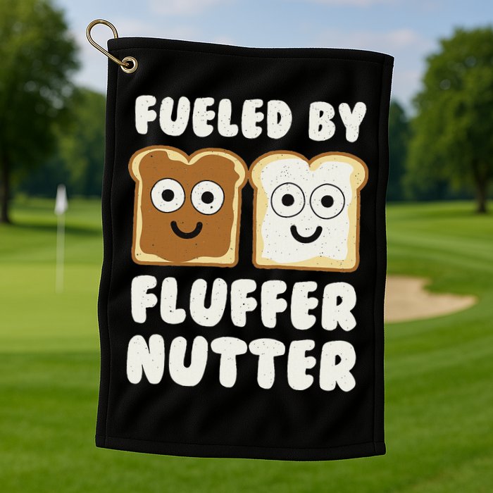 Fueled By Fluffernutter Fluffernutter Golf Towel