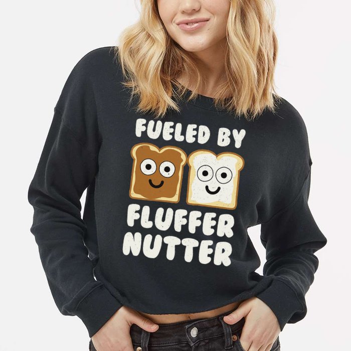 Fueled By Fluffernutter Fluffernutter Cropped Pullover Crew