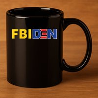 F Biden FBI Fbiden Funny 11oz C Handle Ceramic Mug