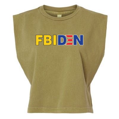 F Biden FBI Fbiden Funny Garment-Dyed Women's Muscle Tee