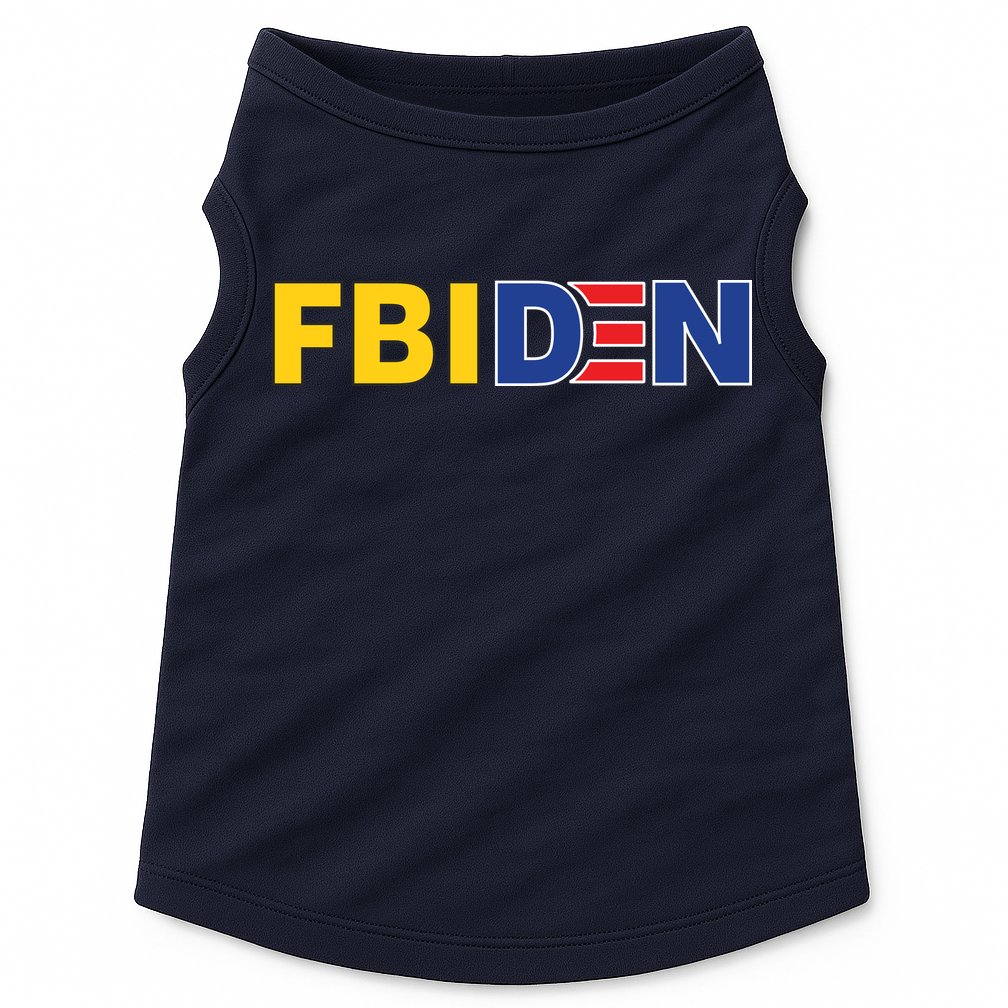 F Biden FBI Fbiden Funny Doggie Tank