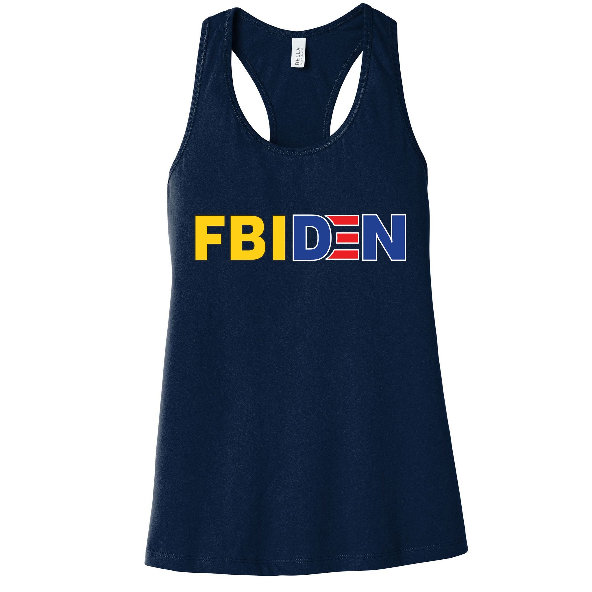 F Biden FBI Fbiden Funny Womens Tank Top