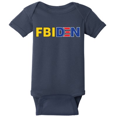 F Biden FBI Fbiden Funny Baby Bodysuit