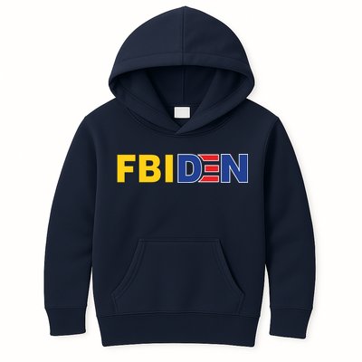 F Biden FBI Fbiden Funny Kids Hoodie