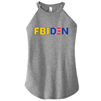 F Biden FBI Fbiden Funny Women's Perfect Tri Rocker Tank