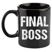 Final Boss 11oz C Handle Ceramic Mug