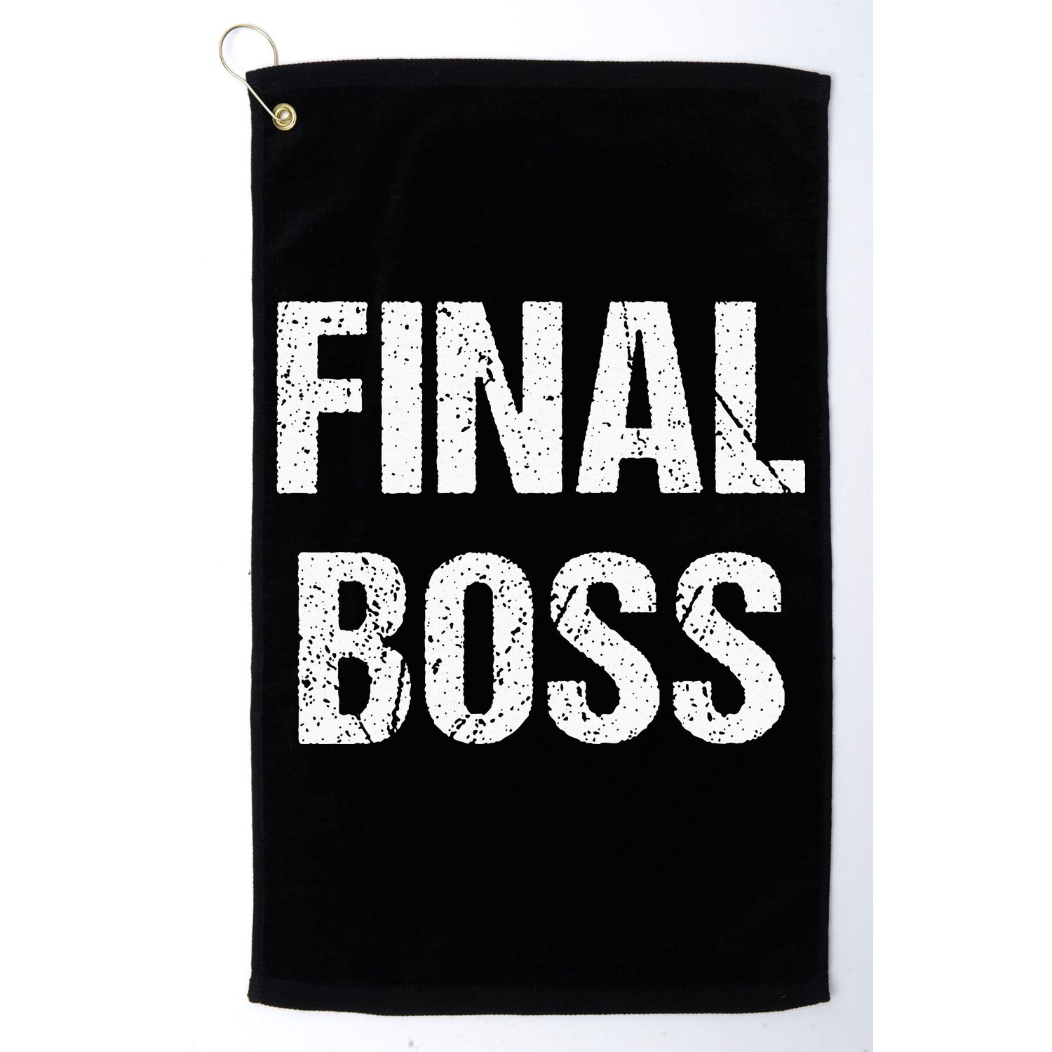 Final Boss Golf Towel