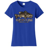 Funny Bass Fishing Camo Wtf Wheres The Fish Gift Women's T-Shirt