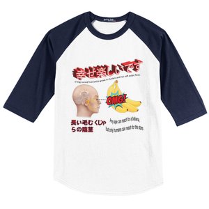 Funny Banana Baseball Sleeve Shirt