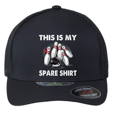 Funny Bowling For Boy & Girl Spare Flexfit Unipanel Trucker Cap