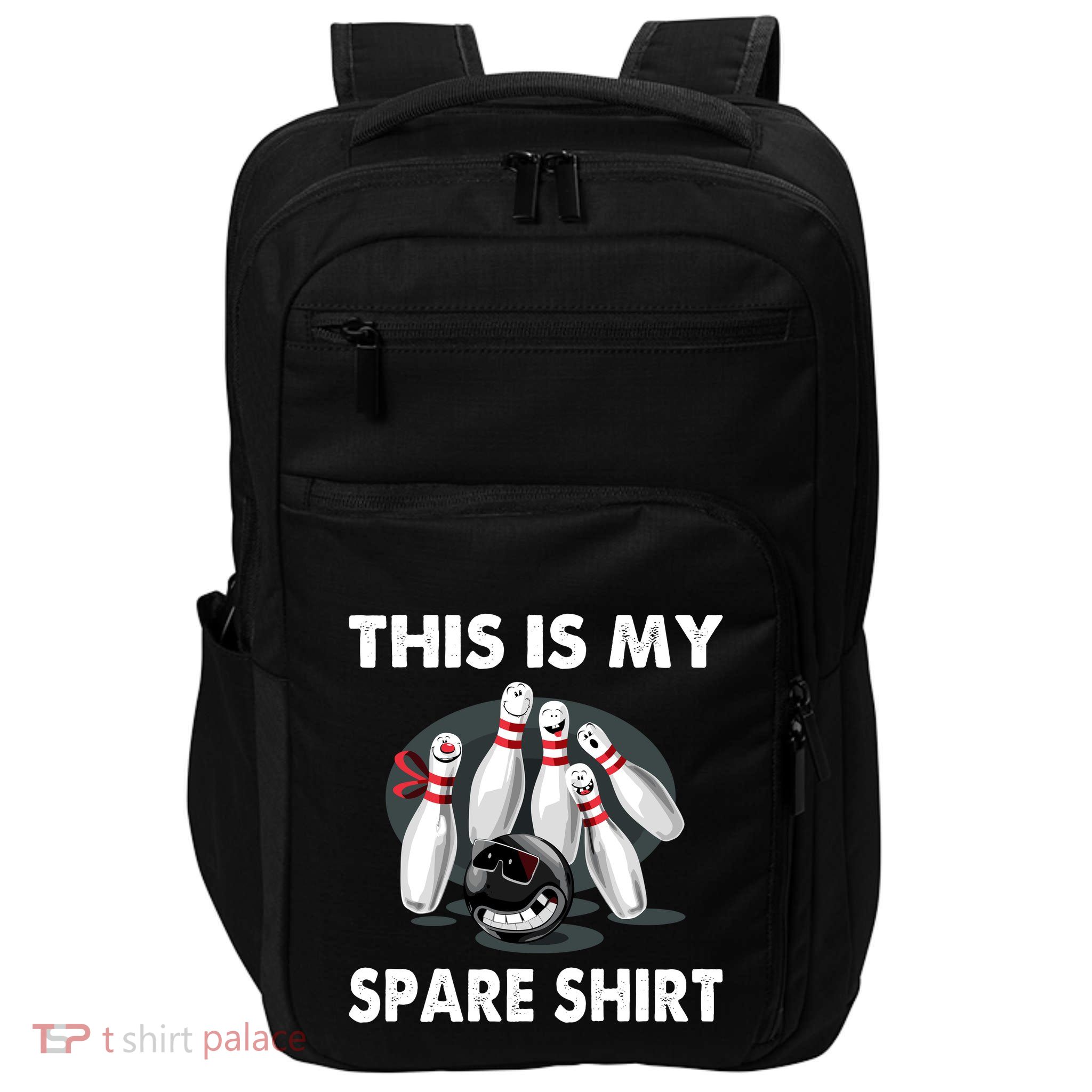 Funny Bowling For Boy & Girl Spare Impact Tech Backpack