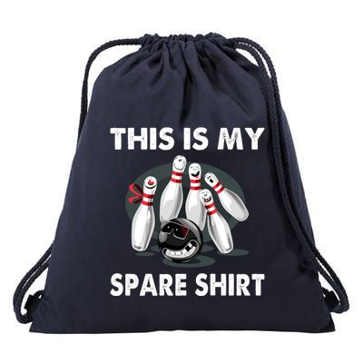 Funny Bowling For Boy & Girl Spare Drawstring Bag