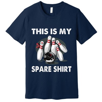 Funny Bowling For Boy & Girl Spare Premium T-Shirt