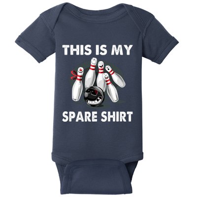 Funny Bowling For Boy & Girl Spare Baby Bodysuit