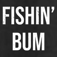 Fishin Bum Funny Fishing Fisherman Trucker Hat