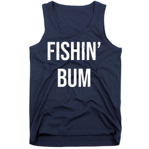 Fishin Bum Funny Fishing Fisherman Tank Top