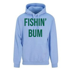 Fishin Bum Funny Fishing Fisherman Unisex Surf Hoodie