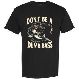 Funny Bass Fishing Stuff Funny Dad Bass Fish Papa Fishing Garment-Dyed Heavyweight T-Shirt