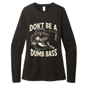 Funny Bass Fishing Stuff Funny Dad Bass Fish Papa Fishing Womens CVC Long Sleeve Shirt