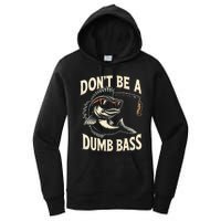 Funny Bass Fishing Stuff Funny Dad Bass Fish Papa Fishing Women's Pullover Hoodie