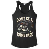 Funny Bass Fishing Stuff Funny Dad Bass Fish Papa Fishing Ladies PosiCharge Competitor Racerback Tank