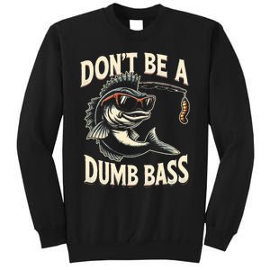 Funny Bass Fishing Stuff Funny Dad Bass Fish Papa Fishing Tall Sweatshirt