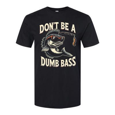 Funny Bass Fishing Stuff Funny Dad Bass Fish Papa Fishing Softstyle® CVC T-Shirt