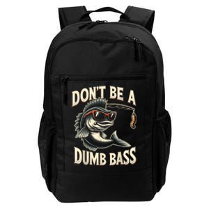 Funny Bass Fishing Stuff Funny Dad Bass Fish Papa Fishing Daily Commute Backpack