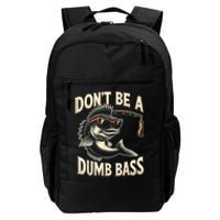 Funny Bass Fishing Stuff Funny Dad Bass Fish Papa Fishing Daily Commute Backpack